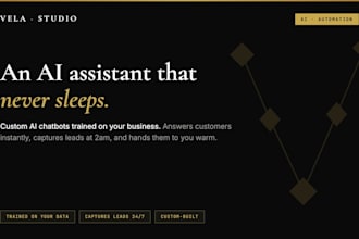 build a custom ai chatbot for your website or business