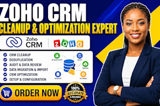 zoho CRM cleanup deduplication audit data migration import optimization setup