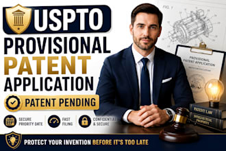 prepare, review and file your uspto provisional patent application