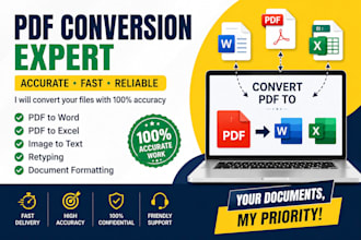 convert PDF to word,excel and do document conversion
