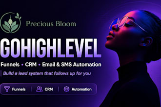 build your gohighlevel funnel crm and email sms automation system