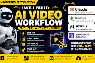 claude workflow genspark ai video clipping ai  claude ai agent ai video workflow