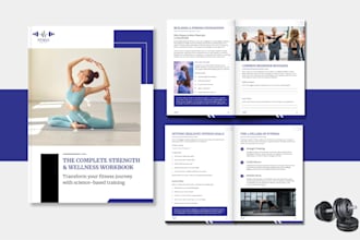design lead magnet, ebook, workbook and PDF