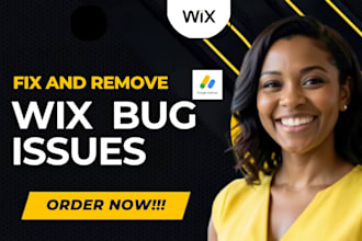 wix bug fix wix migration fix wix website wix developer wix update wix design