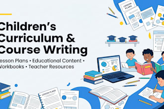 write engaging children course, curriculum, lesson plan and educational content