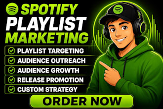 create a custom spotify playlist marketing strategy for your music