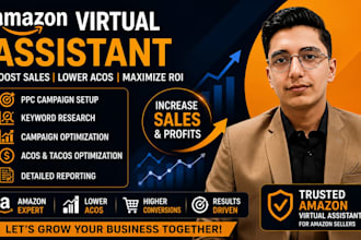 be your expert amazon fba virtual assistant for store growth