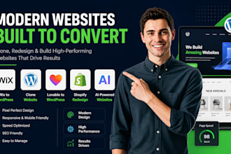 wix to wordpress clone website lovable to worpdress shopify redesign ai website