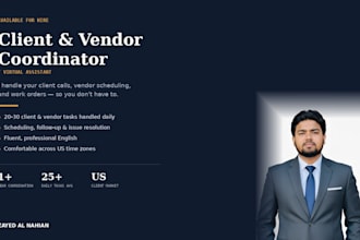 manage client calls, work orders, and vendor scheduling for your business