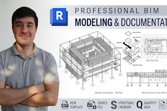 create a revit bim model from 2d architectural plans