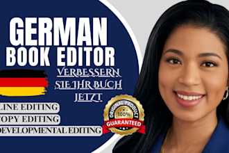 do german book editing, professional german translation and proofreading