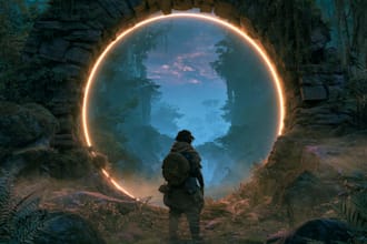 do a dreamy surreal or fantasy music cover, album cover art