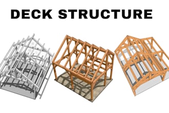 design your wood and timber structure, lumber material takeoff, and framing plan