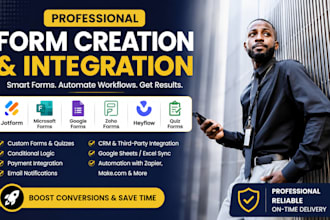 create jotform microsoft form quiz form heyflow googleform zoho form integration