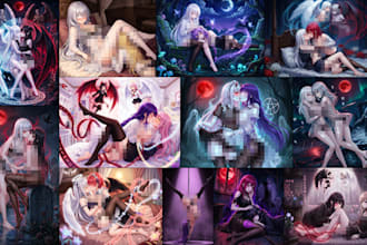create high quality anime ai art, characters, custom scenes