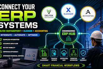 sync integrate quickbooks deltek vantagepoint xledger engineers bookkeeping