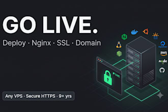 deploy your website or app to a vps with nginx, SSL and a domain