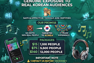 music video promotion in the korea with google ads