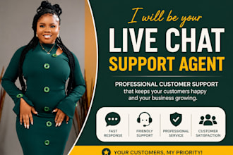 provide professional live chat customer support