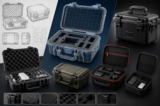 design custom protective case, eva case, hard case and carrying case