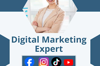 be your professional  social media manger  and content  creator