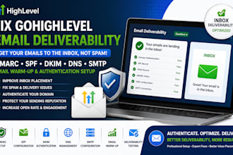 fix gohighlevel email deliverability with dmarc setup email warmup stmp spf dkim