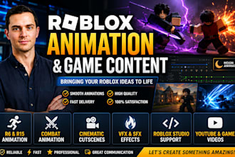 create roblox r6 and r15 combat animation with moon animator