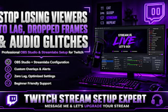 setup obs studio streamlabs and stream overlay for twitch streaming
