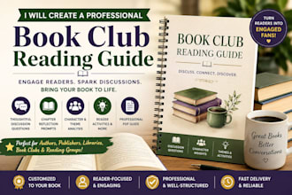 create a custom reader guide for your book club