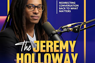 do super or professional podcast, cover art, podcast art work or graphic design