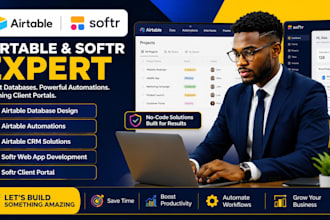 build airtable database airtable automations airtable crm softr webapp