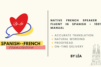 translate in spanish and french