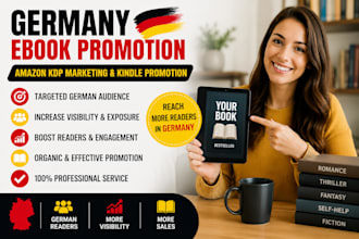 do germany ebook promotion amazon KDP marketing kindle book promotion booktok