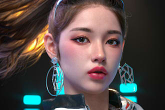 do 3d character modeling realistic character daz 3d metahuman avatar