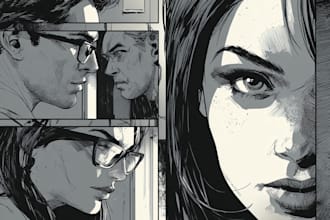 create comic book pages manga panels and webtoon art