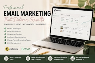 be your email marketing expert for mailchimp, and automation