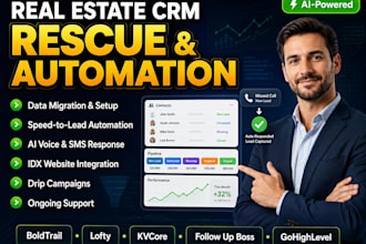 setup real estate crm follow up boss lofty crm kvcore boldtrail gohighlevel