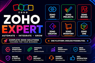 be your zoho CRM, zoho creator, zoho one developer and consultant