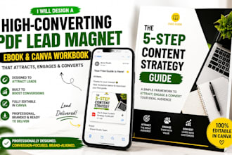 pdf lead magnet design high converting pdf lead magnet, ebook and canva workbook