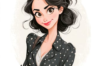 draw a semi realistic character