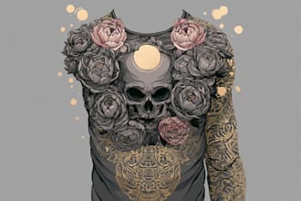 create a tattoo design of tattoo sleeve