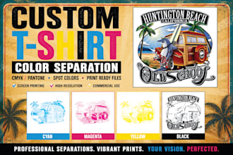 provide professional screen color separations services