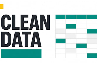 clean and organize your excel or CSV data