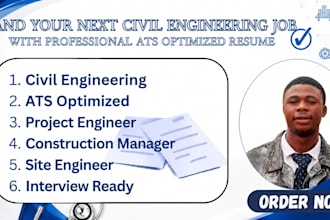 write an ats civil engineer resume that lands interviews
