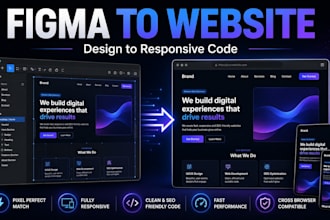 convert figma to a responsive website