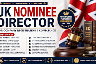 provide UK nominee director for company registration and compliance