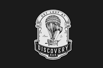 design awesome discovery bar business logo