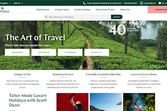 design wix travel agency website tour operator website tourism vacation website