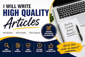 write high quality articles