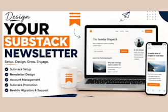 design substack newsletter setup substack account substack promotion management